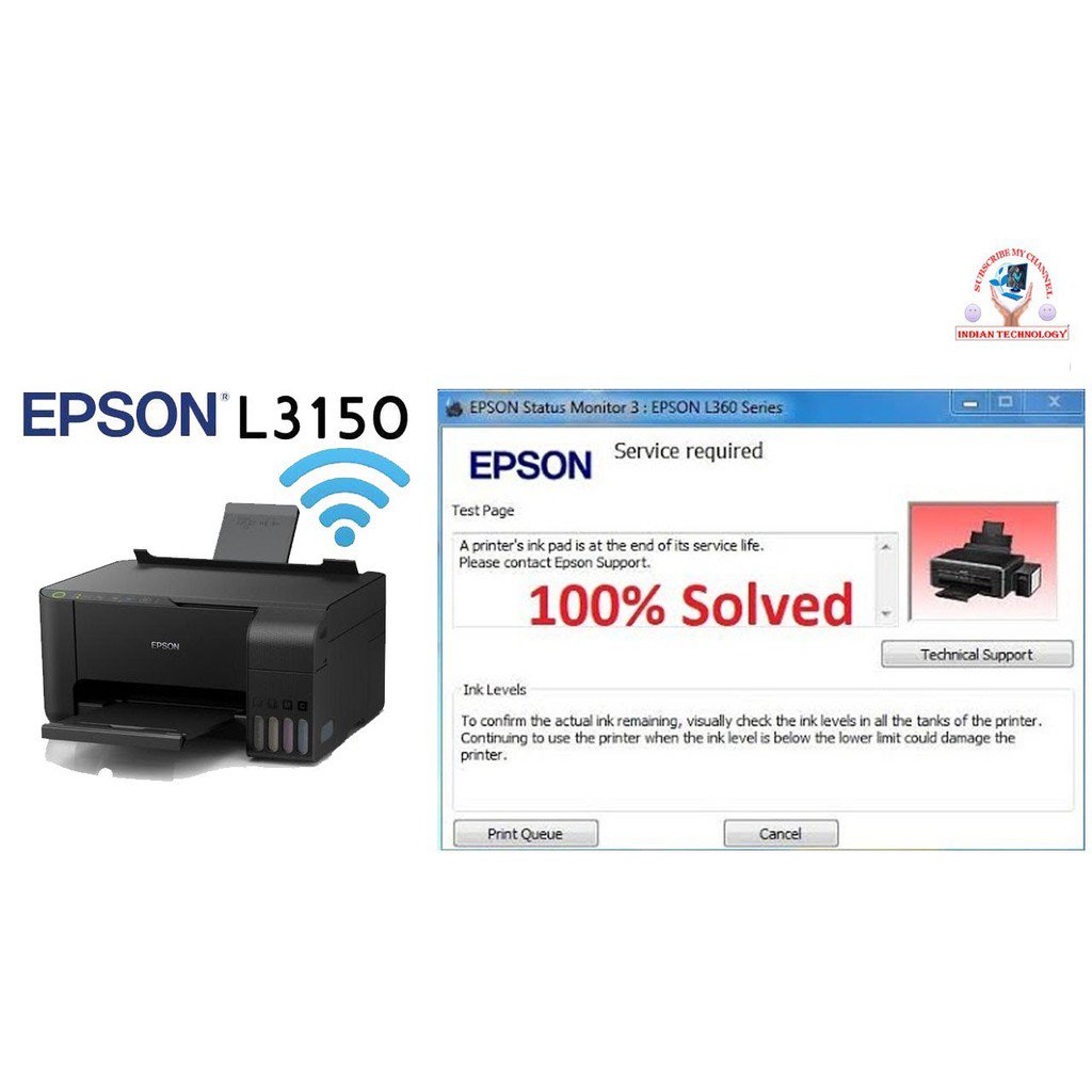Waste InkPad Resetter Epson L130 L220 L310 L360 L365 L405 L3110 L3150 L1800 1eCQ presyo ₱1,349