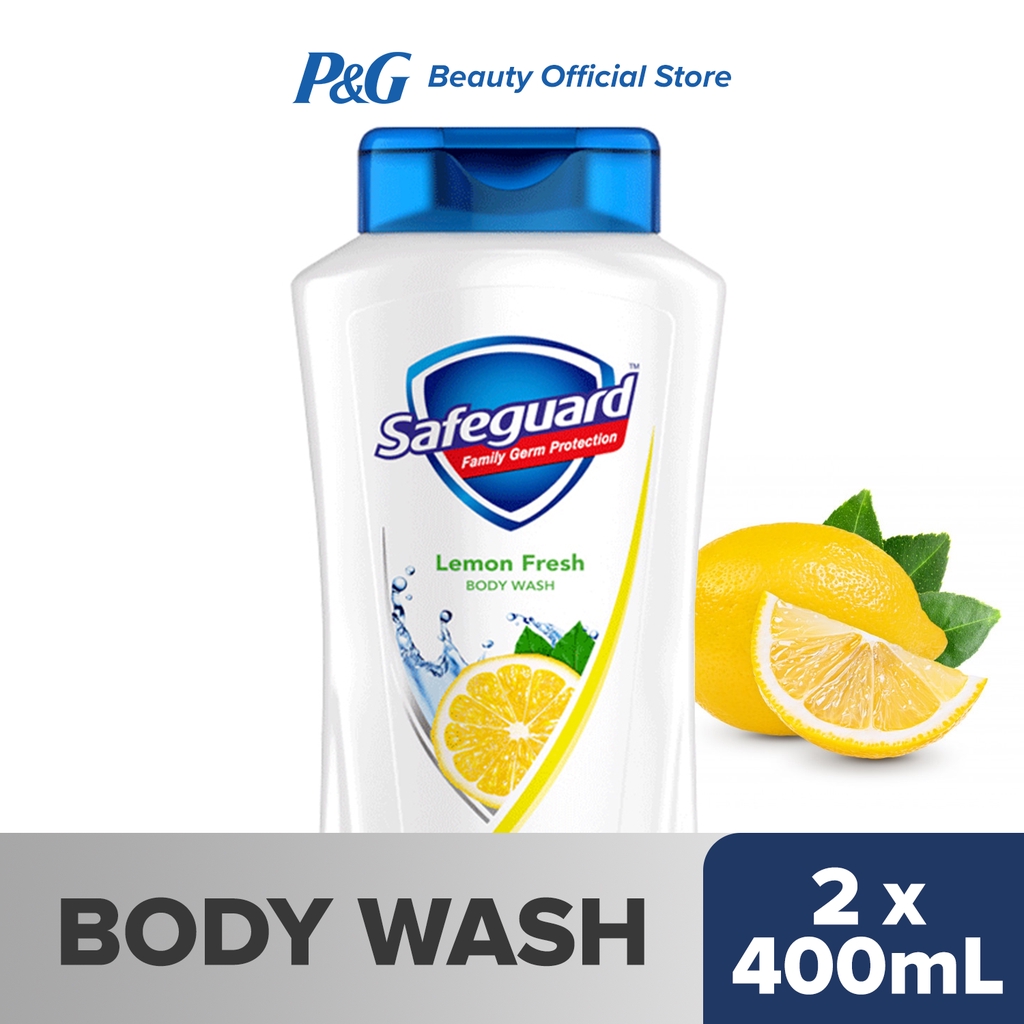 Safeguard Lemon Fresh Body Wash (400mL) Duo Shopee Philippines