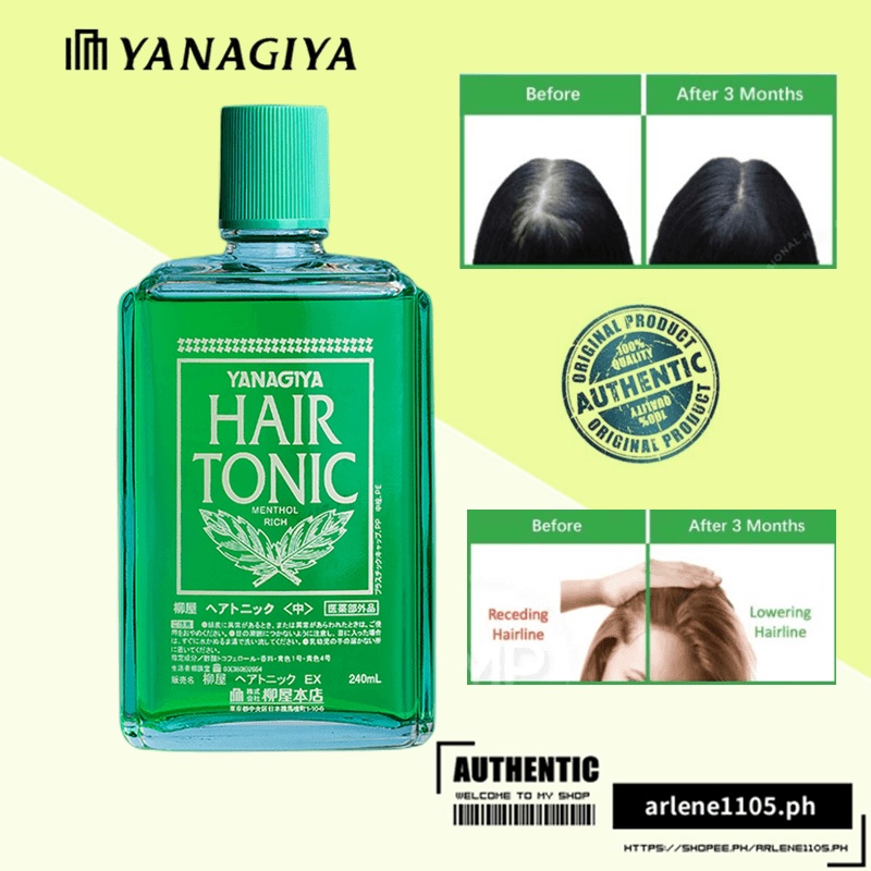 Yanagiya Hair Medicated Hair Growth Tonic 240ml Shopee Philippines