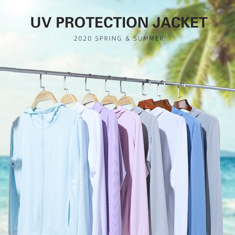 summer sun protection clothing female to male uniqlo models outdoors