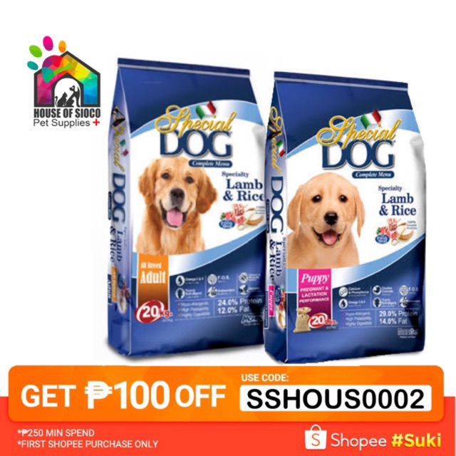 Special Dog Food for puppy and adult 9kg Shopee Philippines