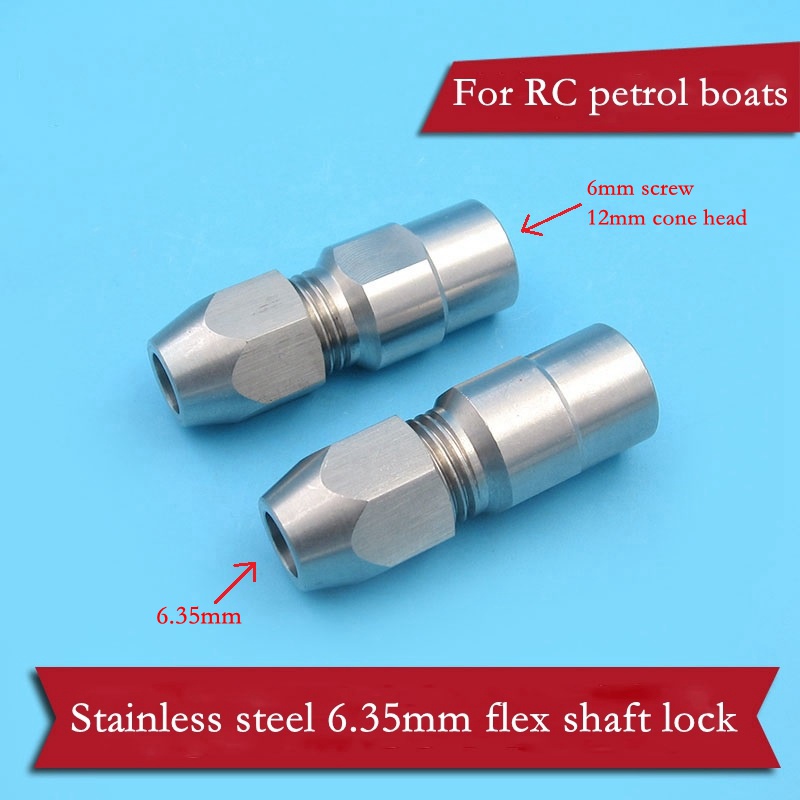 RC Gasoline Boat 6.35mm Flex Shaft Lock Head Engine Flexible Shaft