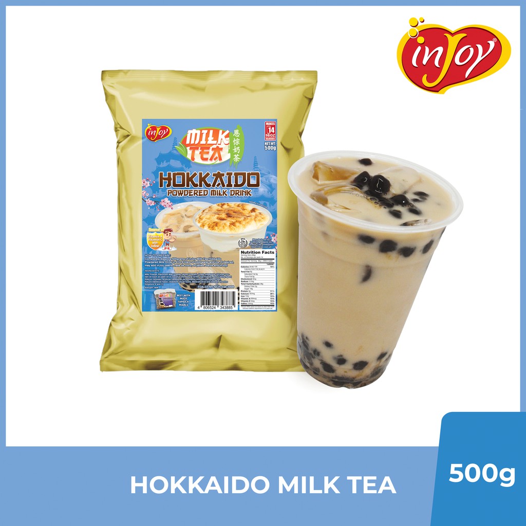 inJoy Hokkaido Milk Tea 500g Instant Powdered Milk Tea Drink Shopee