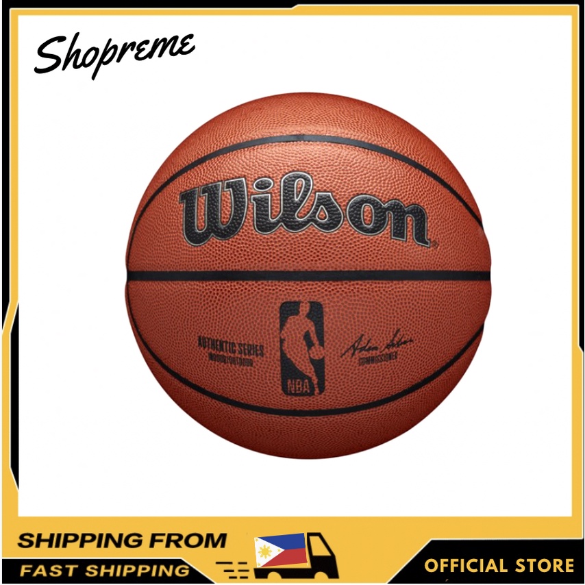 Wilson NBA Authentic Indoor/Outdoor Basketball Official Wilson Size 7 Basketball Ball NBA Sports
