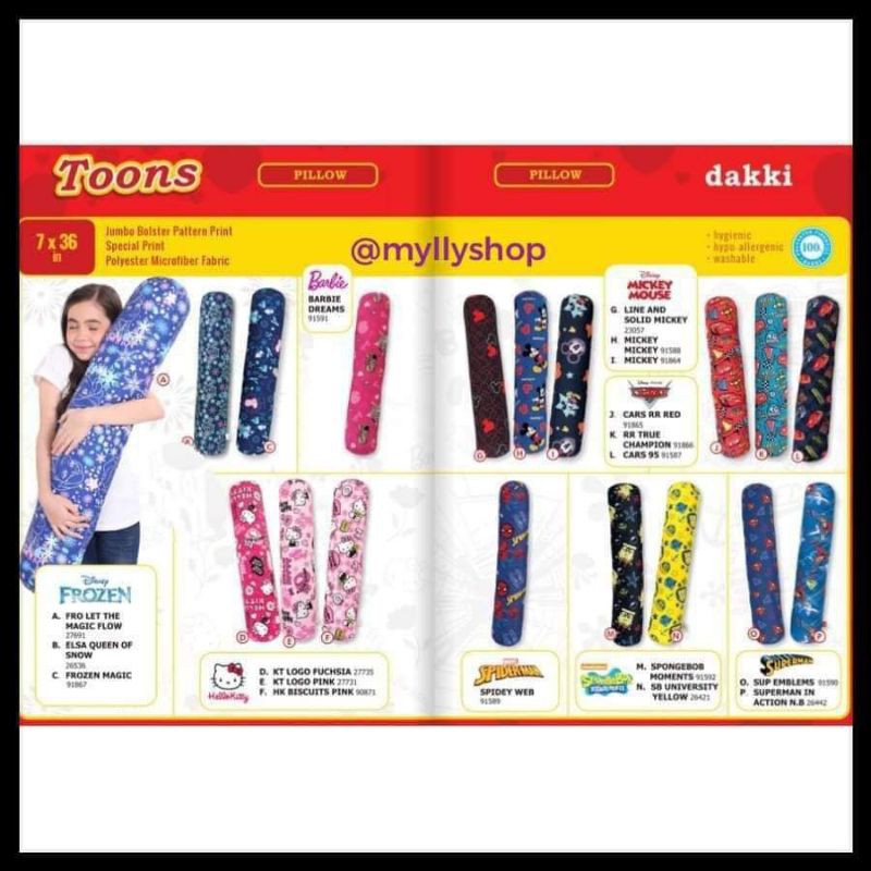 DAKKI JUMBO BOLSTER PILLOWS 7" x 36" Shopee Philippines