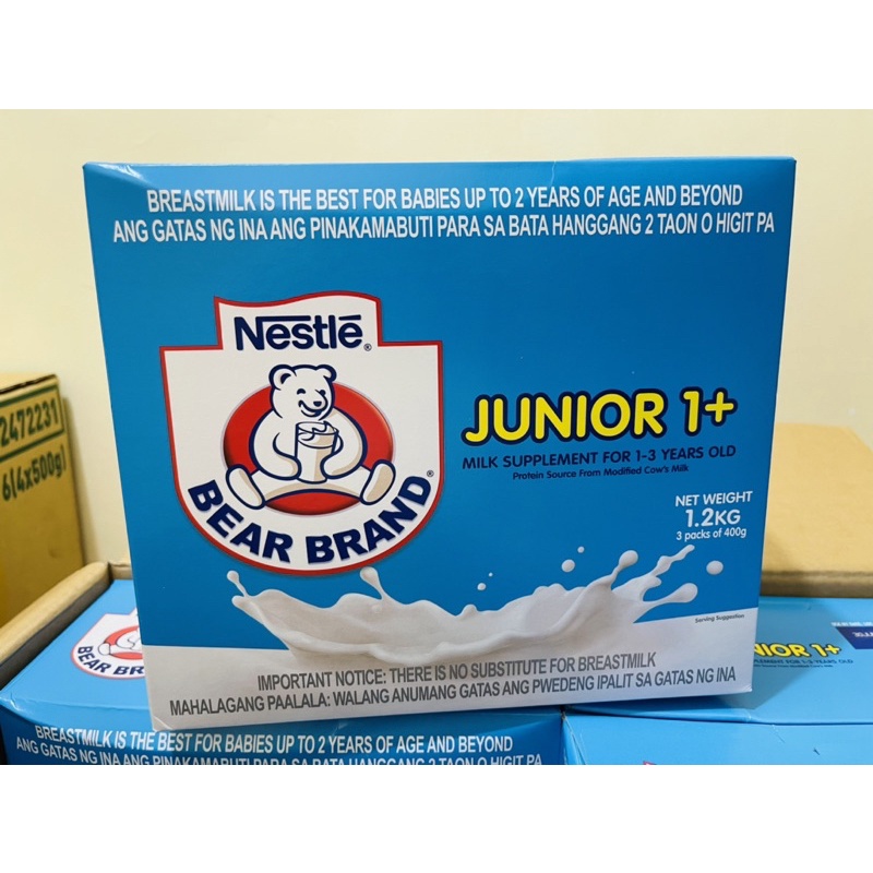 bear brand Junior 1+ 13years old 1.2KG Shopee Philippines