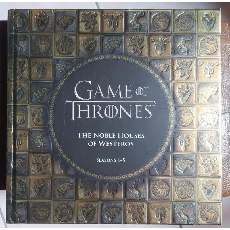 Game of Thrones GOT Book The Noble Houses of Westeros Seasons 15 TV