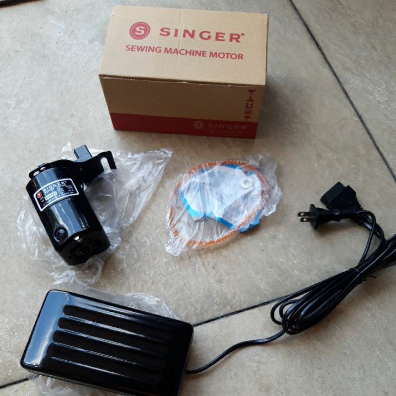 Singer sewing machine motor original 220v complete w/ pedal Shopee
