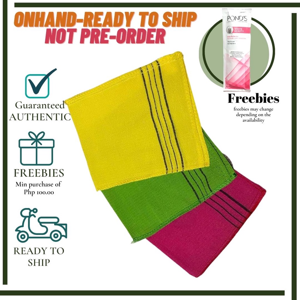 Korean Exfoliating Italy Towel Large (10 Pack) ubicaciondepersonas