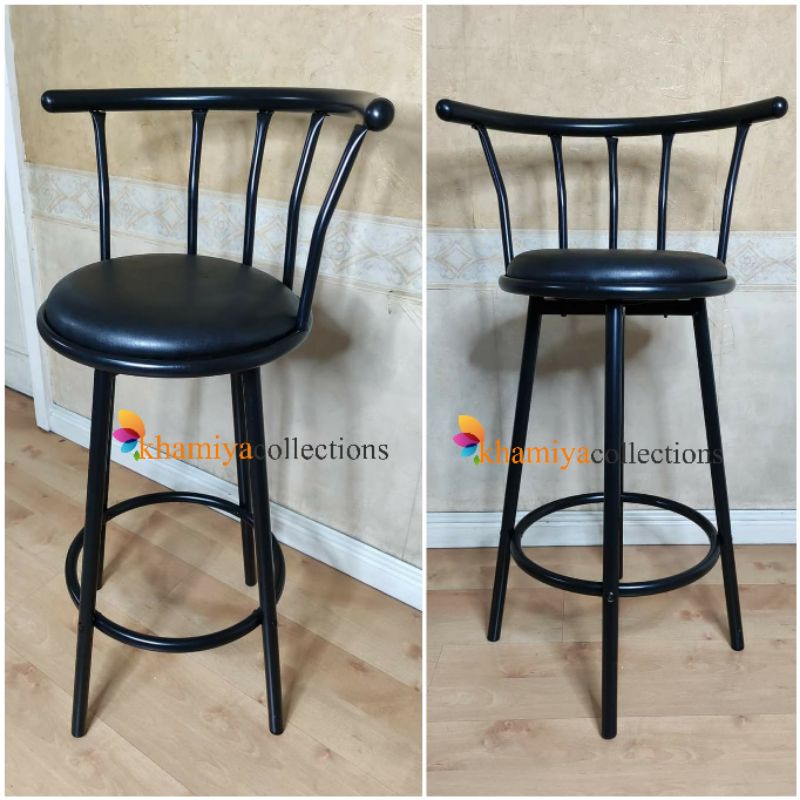 BUY 1 TAKE 1 KZ4U Crown Back Bar Chair, Metal Frame Bar Stools