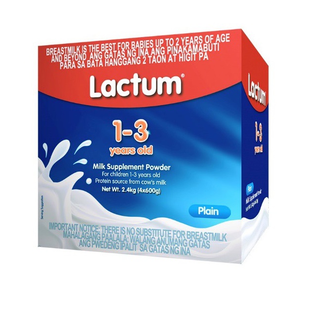 Lactum Milk Supplement Powder For 13 Years Old 2.4kg Shopee Philippines