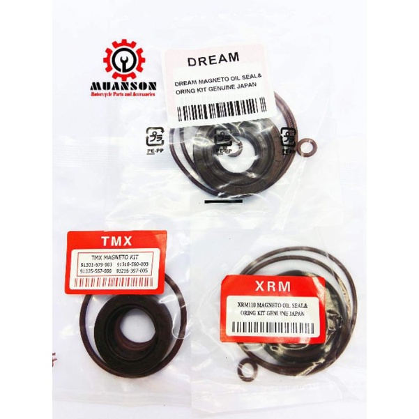 OIL SEAL XRM 110/C100/DREAM /TMX 155 MOTORCYCLE O'rings KIT