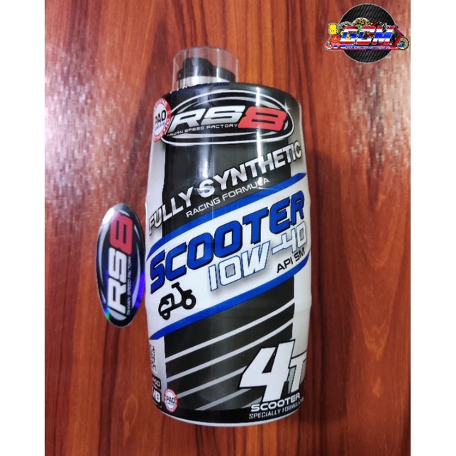 RS8 Scooter Oil 10W40 800ml Shopee Philippines