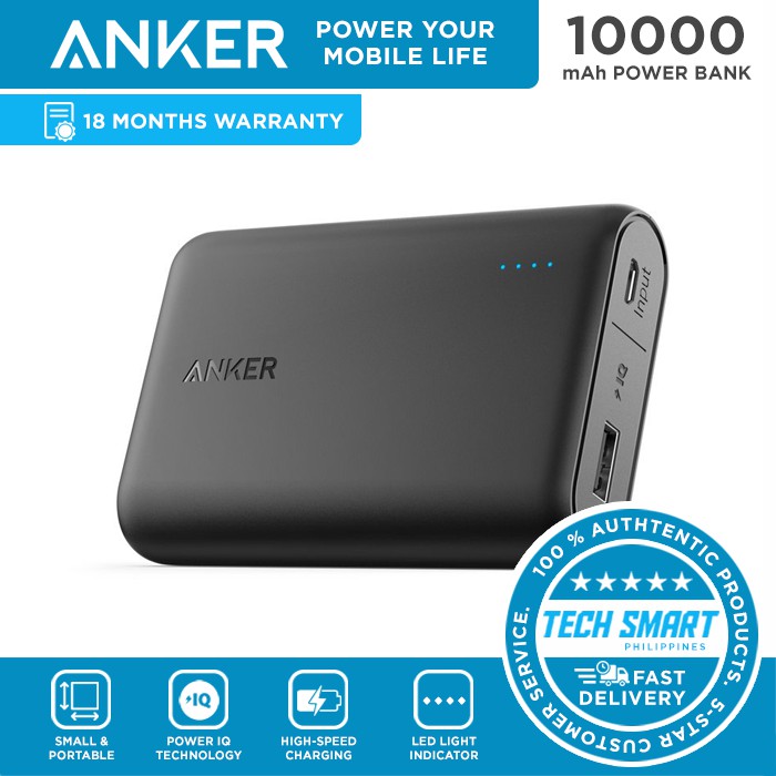 Anker 10000 PowerCore 10000mAh Power Bank Shopee Philippines