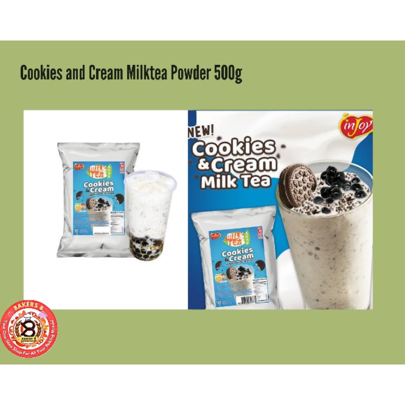 INJOY COOKIES AND CREAM MILKTEA 500g Shopee Philippines