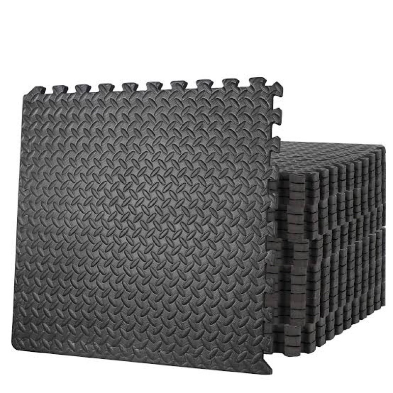 24x24 inch mat heavy duty interlocking floor matting gym rubber tile