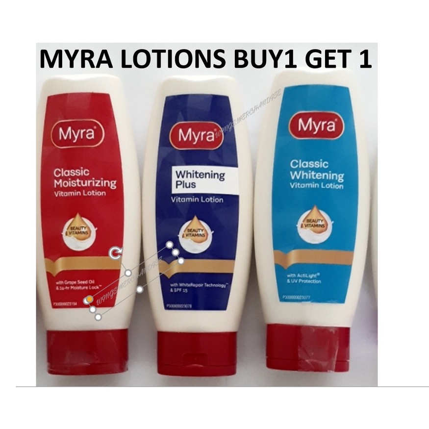 MYRA E BEAUTY VITAMIN BODY LOTIONS BUY1GET1 Shopee Philippines