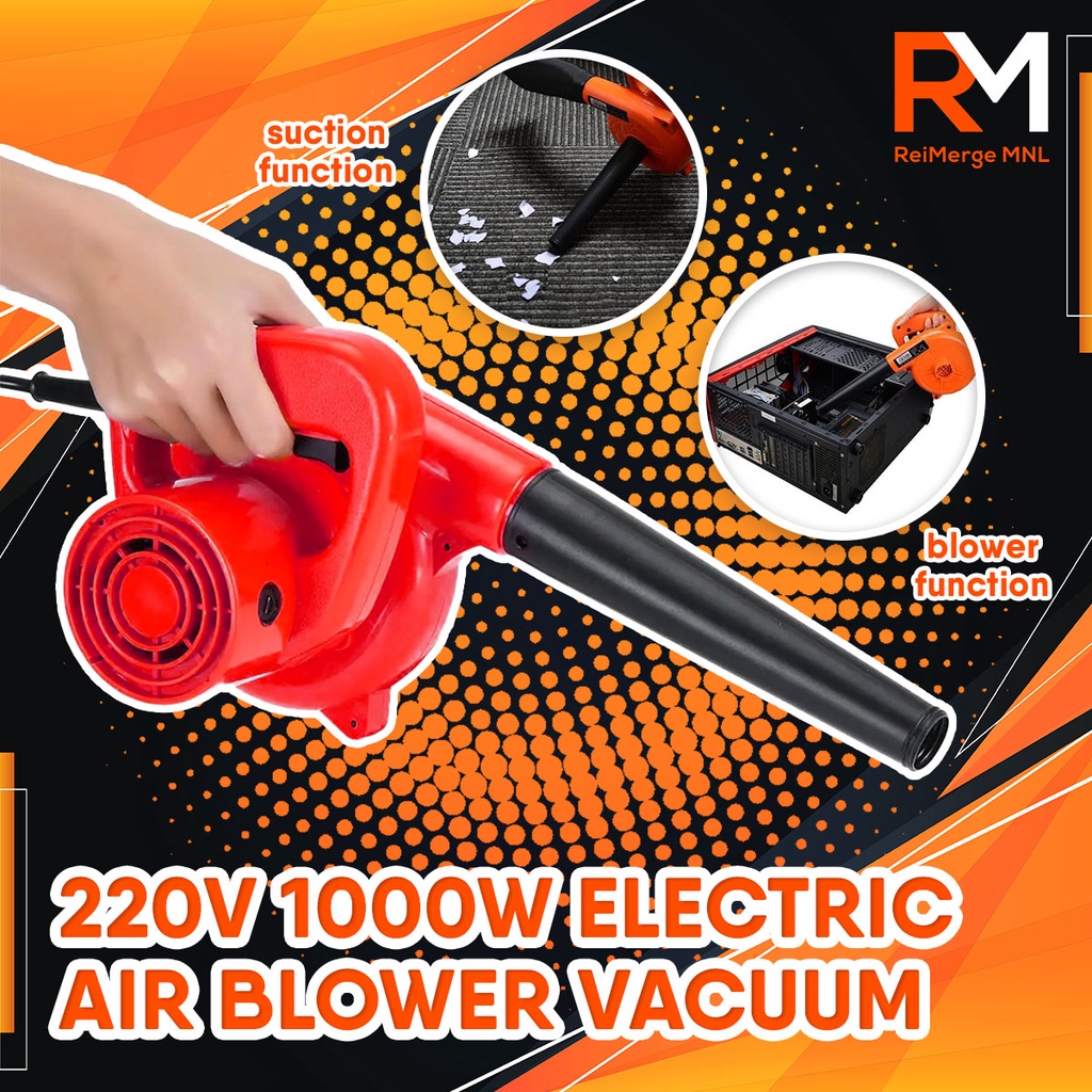 220V 1000W Electric Air Blower Vacuum Cleaner Blowing Dust Collecting 2