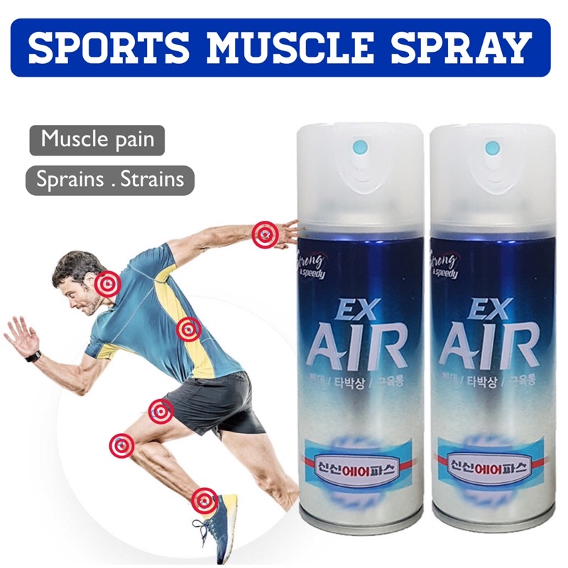 Convenient Sports Muscle Pain Relief Spray Shopee Philippines