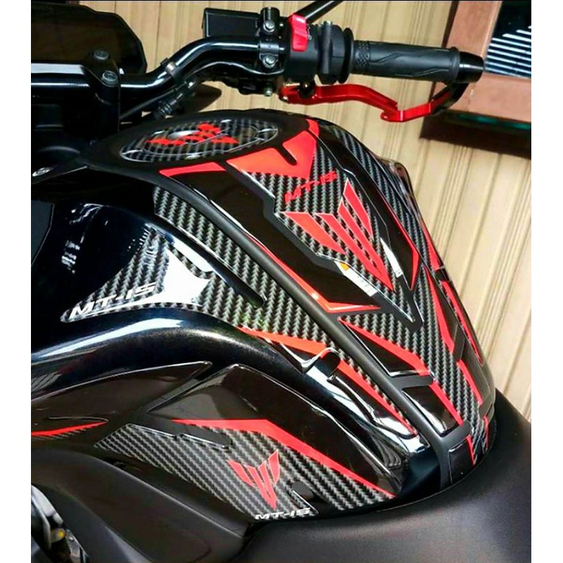 MT15 Laminated Carbon Tank Protector Pad Shopee Philippines