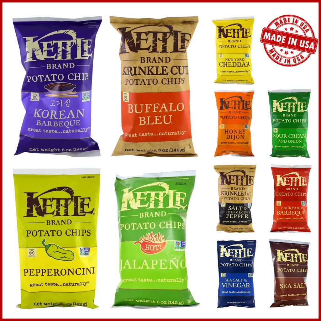 Kettle Potato Chips, Kettle Chips 142g (NATIONWIDE DELIVERY) Kettle