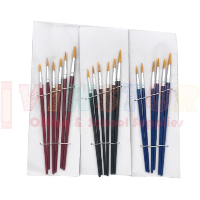 6 in 1 Pointed Paint Brush Shopee Philippines