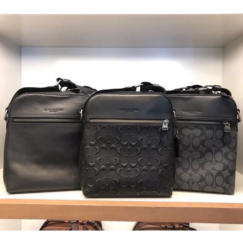 Coach Men's Houston Flight Bag 9" (L) x 10 3/4" (H) x 3 1/4 " (W