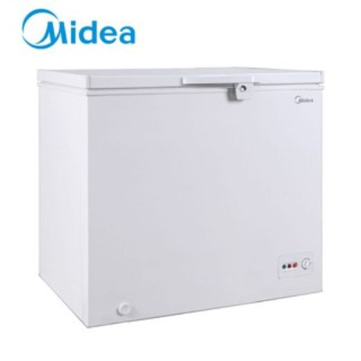 Midea Chest Freezer 5 Cu. Ft. with LED Lamp and R600a Refrigerant