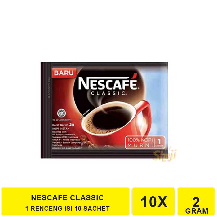 Nescafe CLASSIC 2 Grams COFFEE (Contents 10 Sachets) DALGONA COFFEE