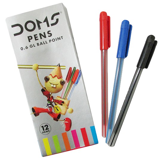 Doms Direct Fill SemiGel Ballpen 0.6mm by 12's Shopee Philippines