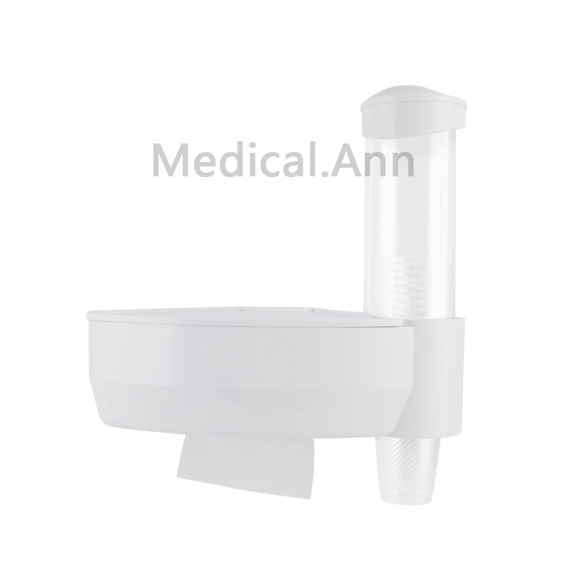 Dental Cup Holder 45mm for Dental Chair+Plastic Post Mounted Tray
