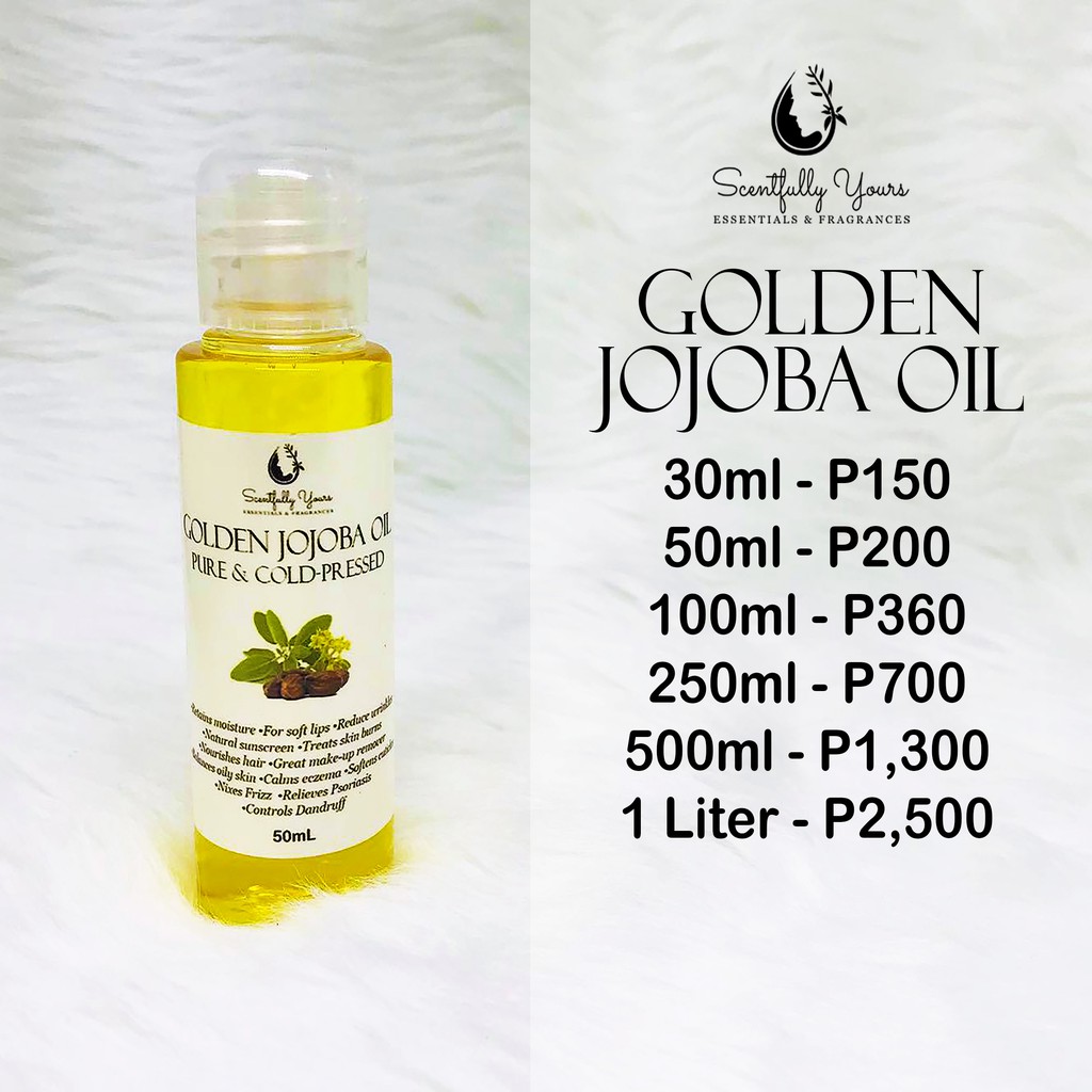 GOLDEN JOJOBA OIL Carrier Oil (30ml 100ml) Shopee Philippines