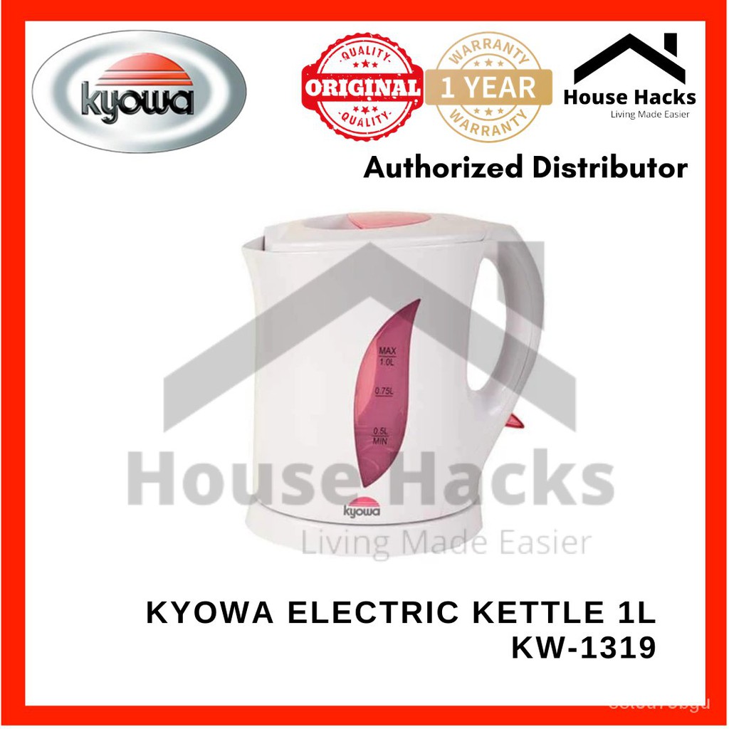 Kyowa Electric Kettle 1L with Boil Dry Protection KW1319