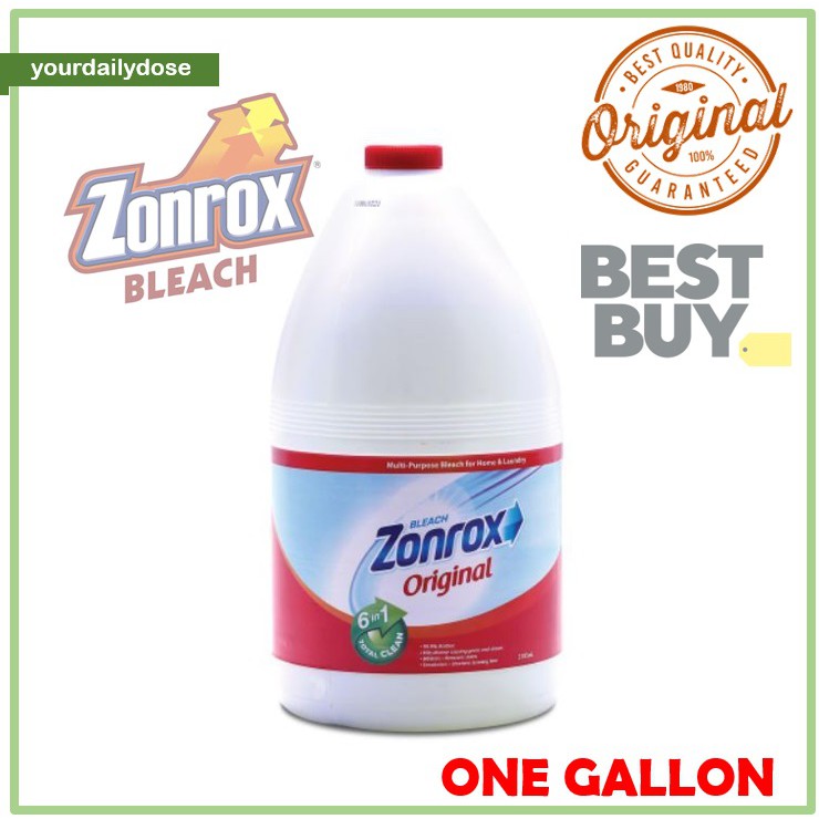 Zonrox Bleach Original 1 Gallon (3785ml) Disinfectant Shopee Philippines