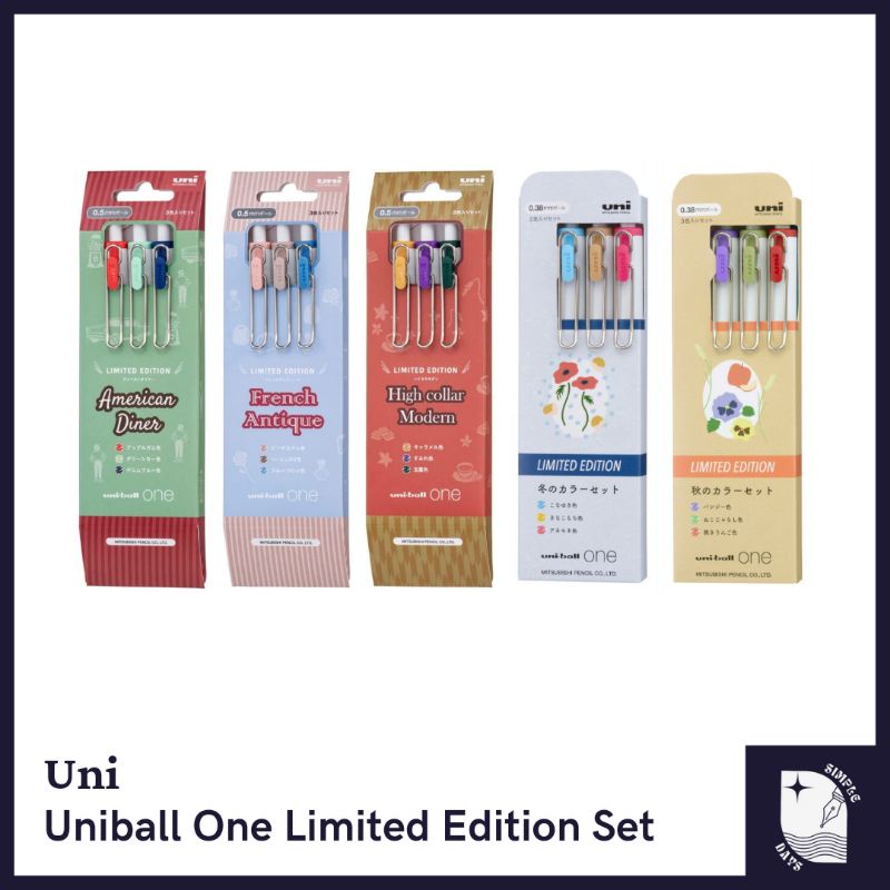 [On Hand] Uniball One Limited Edition Set Ballpoint Pen Shopee Philippines
