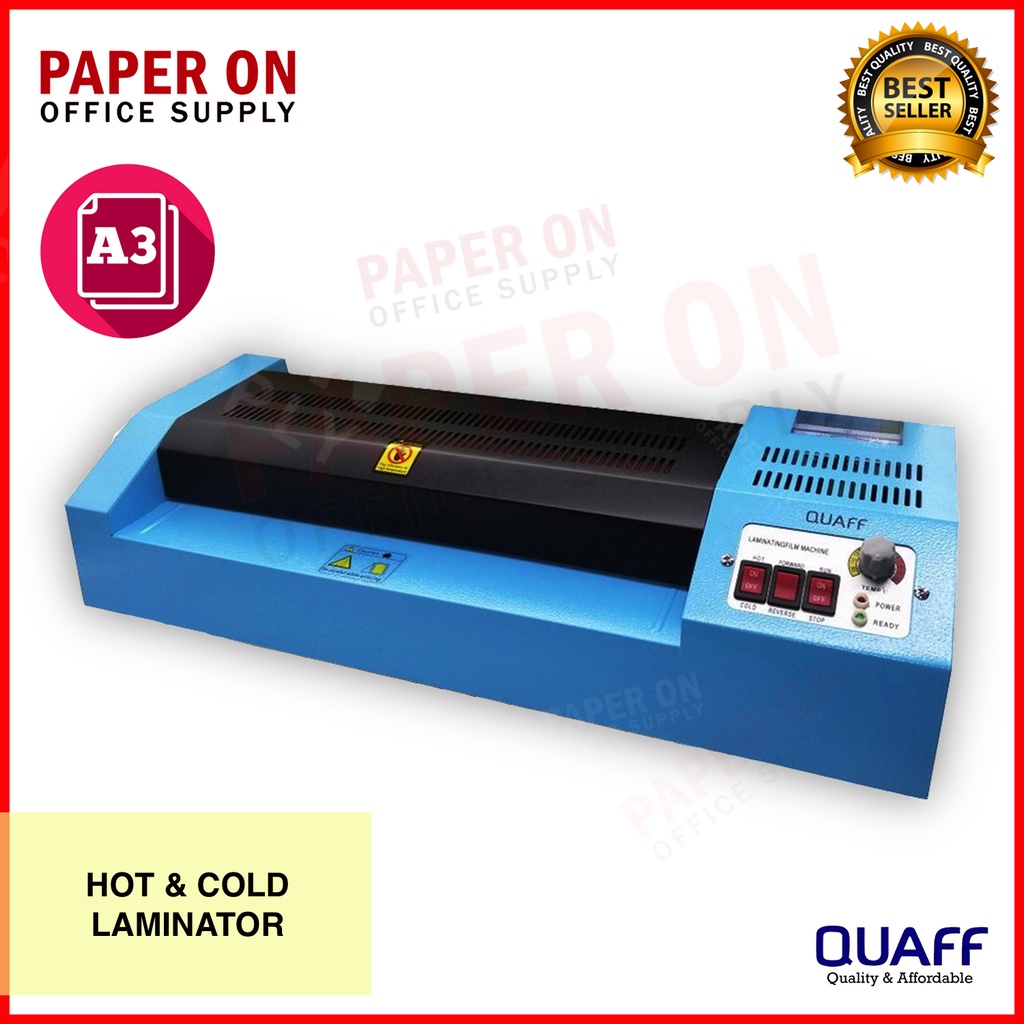 QUAFF Laminator Machine HOT & COLD A3 Shopee Philippines