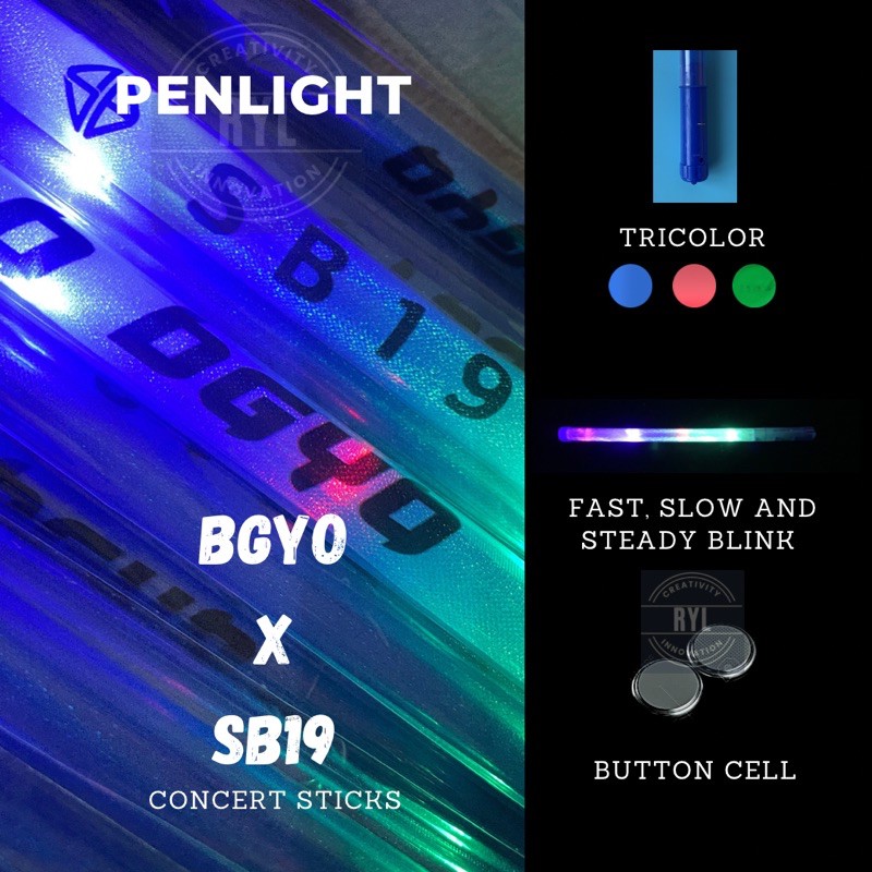 BGYO SB19 Penlight Concert sticks Lightstick Unofficial Shopee