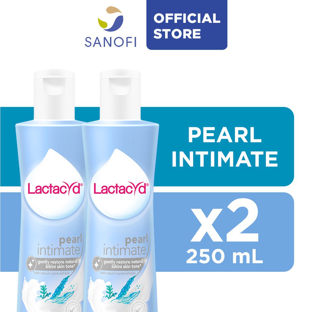 Lactacyd Feminine Wash Pearl Intimate 250ML (Bundle of 2) Shopee