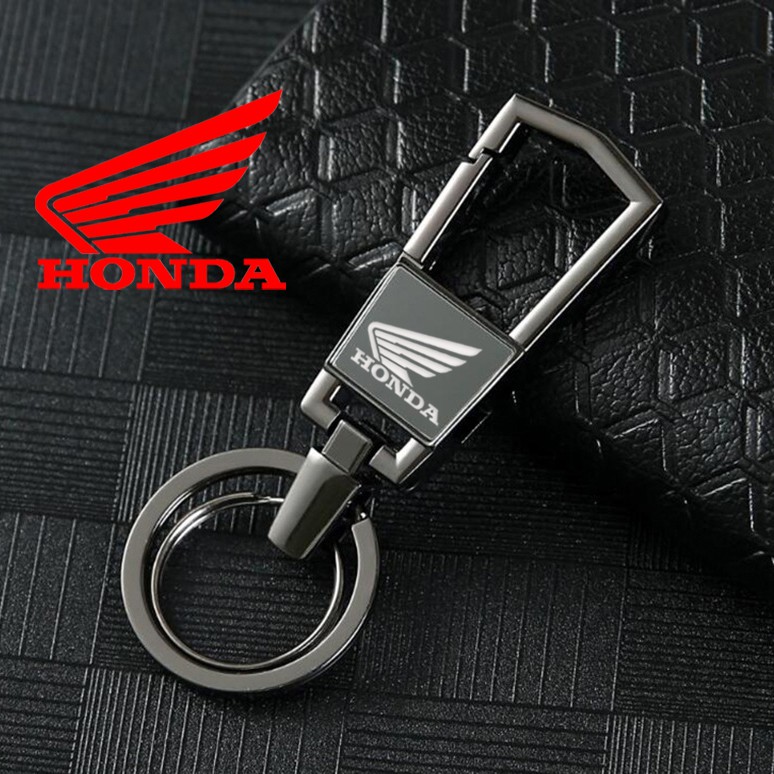 Honda Motorcycle (Cool Black) Keychain Men's Creative Alloy Metal