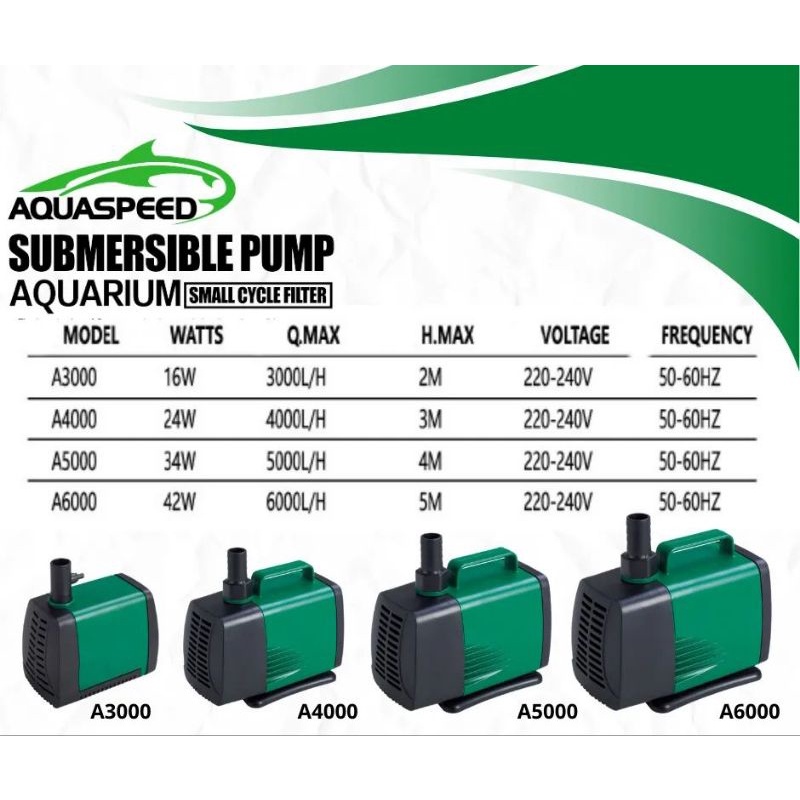 Aquaspeed Submersible Air Pump A2000 Shopee Philippines