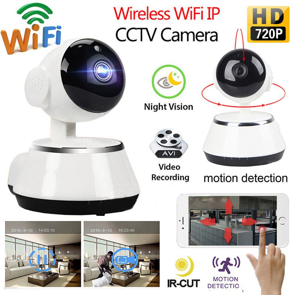 V380 1MP Home Wireless Wifi Smart Net PTZ CCTV IP Camera Shopee
