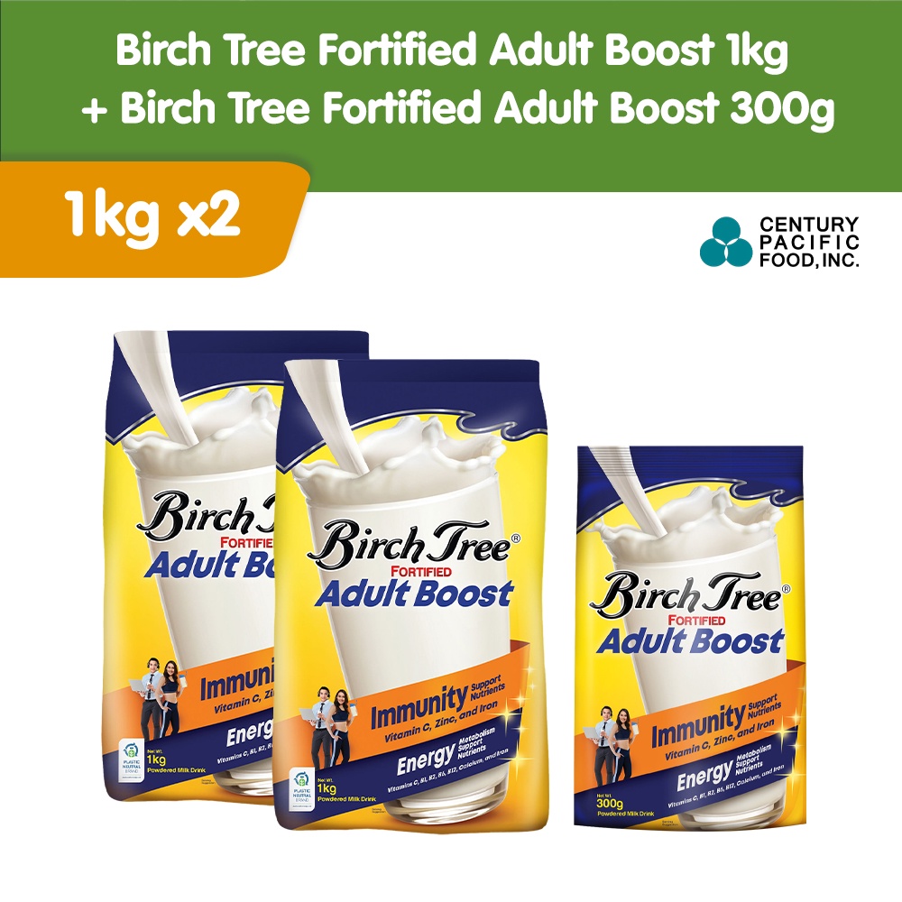 Birch Tree Fortified Adult Boost 1kg Birch Tree Fortified 1kg 100g