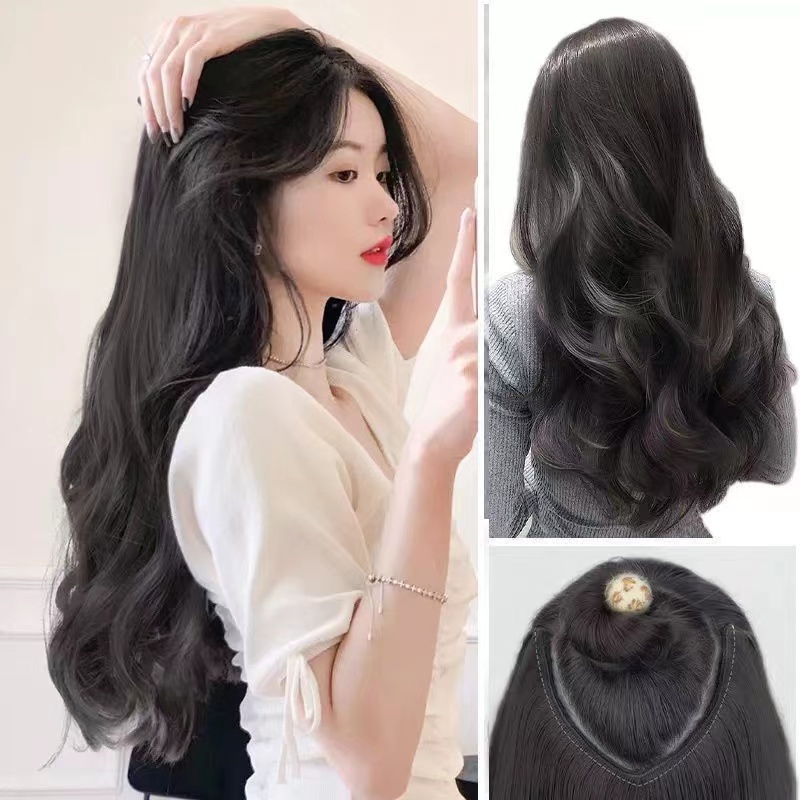 Wig Big Wave Hair Extension Piece Simulation Hair Piece Invisible
