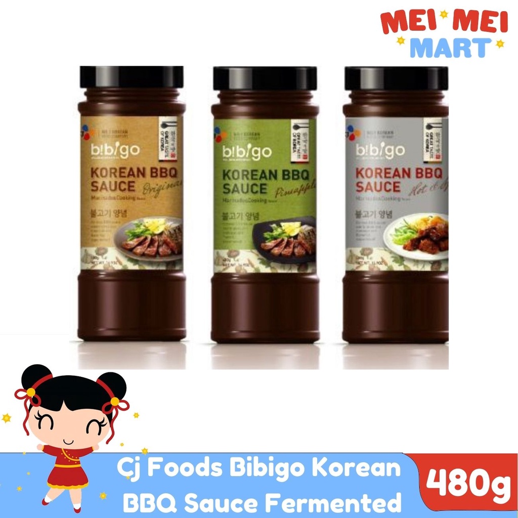 Cj Foods Bibigo Korean BBQ Sauce Fermented 480g Shopee Philippines
