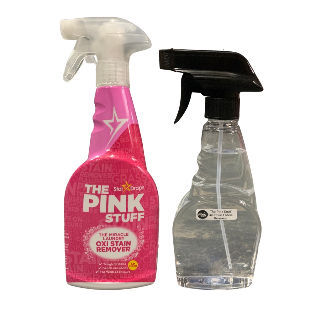 The Pink Stuff Oxi Stain Fabric Remover (Repackaged 500ml) Shopee
