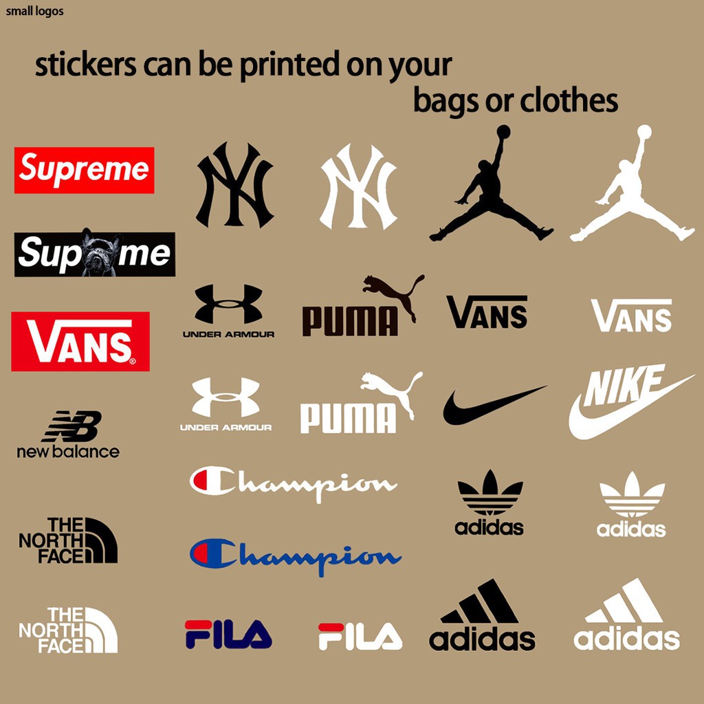 transfer paper Decal DIY clothes Decorations Stickers Tide brand Logo