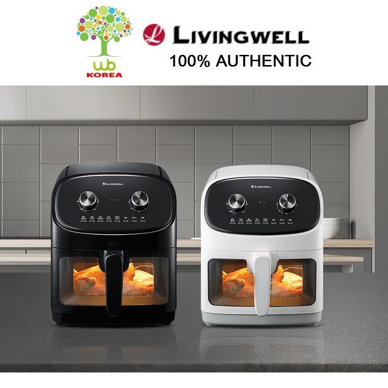 LIVING WELL Oil Free Korean Premium Air Fryer YD55KO7A 5.5L Shopee