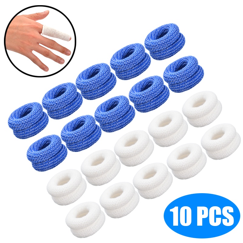 10Pcs 15x600mm Tubular Finger Bandage Buddies Dressings Retainer First