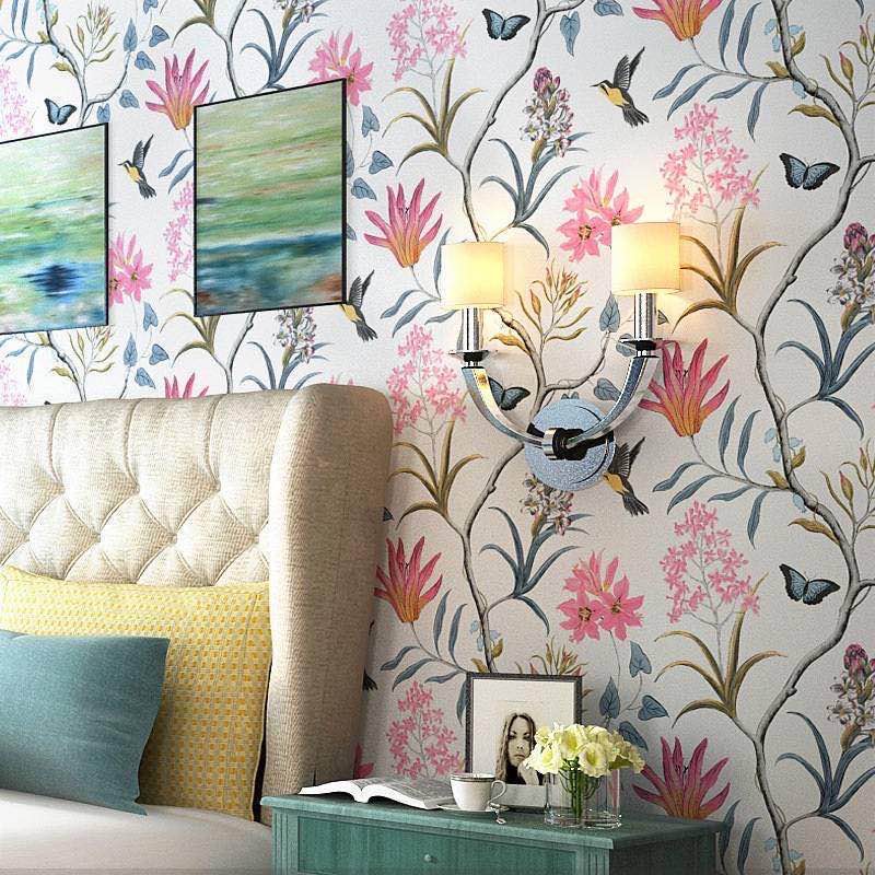 Pvc Wallpaper self adhesive home decor sticker waterfproof 10m*45cm
