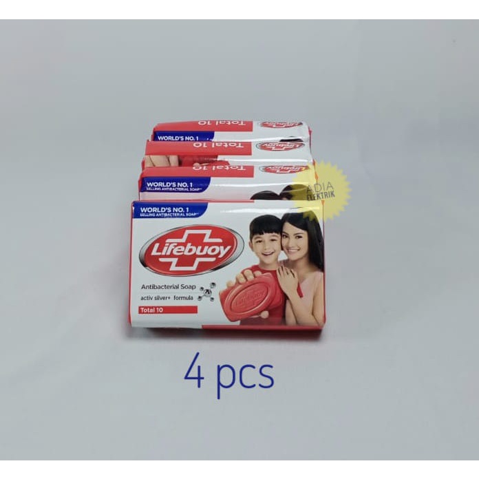 4Pcs Saving Package Lifebuoy Unilever Bar Soap 60gr Shopee Philippines